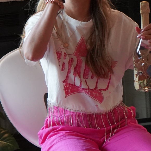 BRIDE bachelorette tassel shirt - Picture 3 of 3